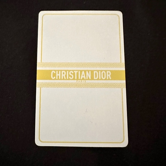 Christian Dior 6 of Spades Card - Picture 1 of 3